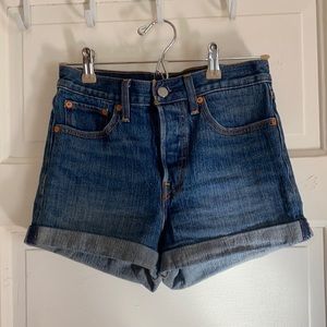 Levi Denim Shorts, Size 27